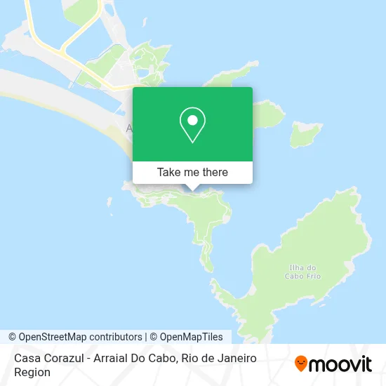 Casa Corazul - Arraial Do Cabo map