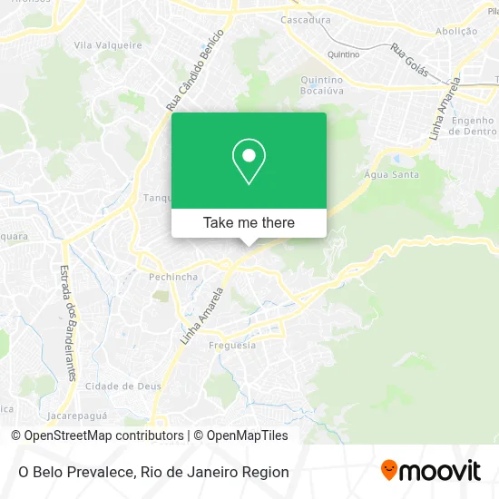 O Belo Prevalece map