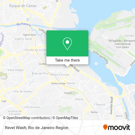 Revel Wash map