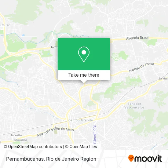Pernambucanas map