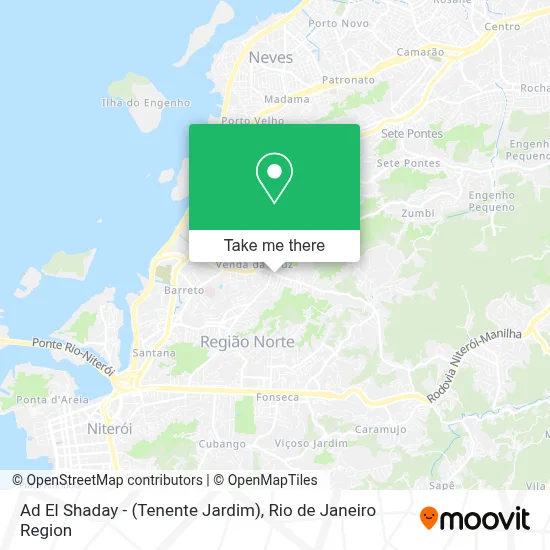 Ad El Shaday - (Tenente Jardim) map