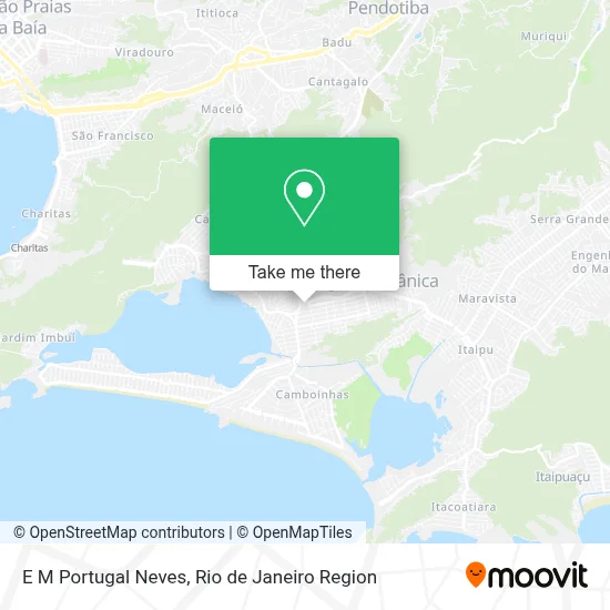E M Portugal Neves map