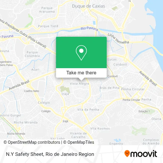 N.Y Safety Sheet map