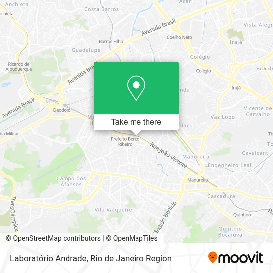 Laboratório Andrade map