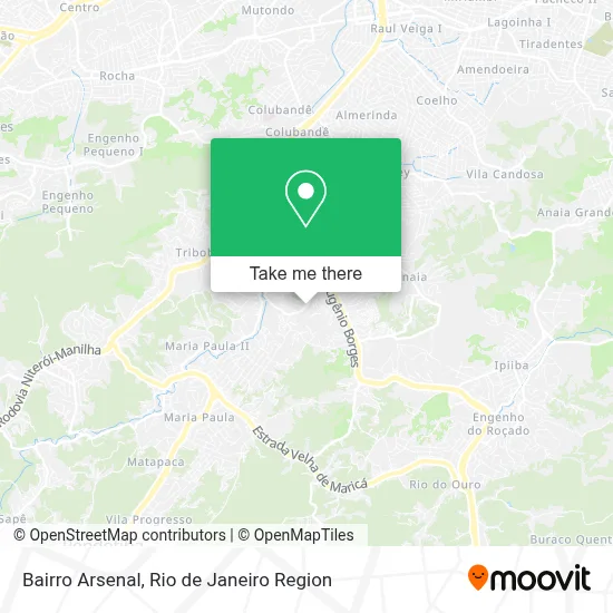 Bairro Arsenal map