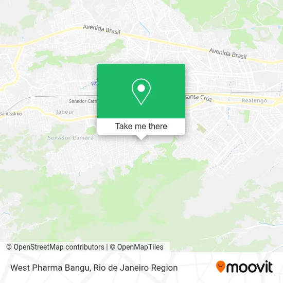 West Pharma Bangu map