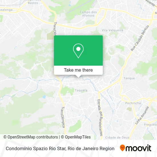 Condomínio Spazio Rio Star map