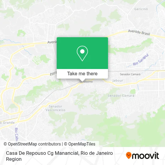Casa De Repouso Cg Manancial map
