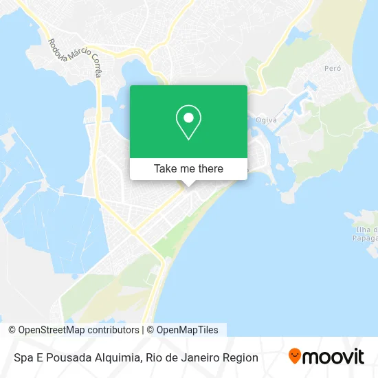 Spa E Pousada Alquimia map