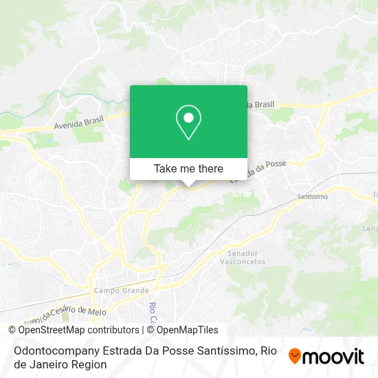 Odontocompany Estrada Da Posse Santíssimo map