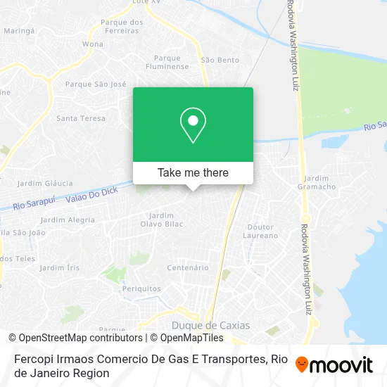 Fercopi Irmaos Comercio De Gas E Transportes map