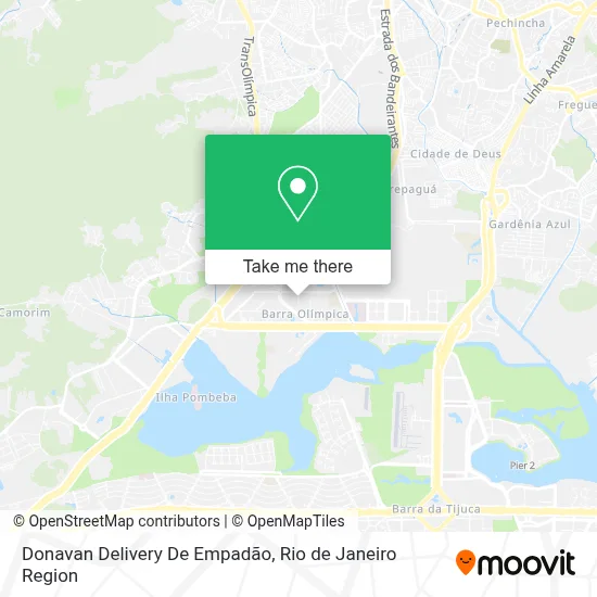 Donavan Delivery De Empadão map