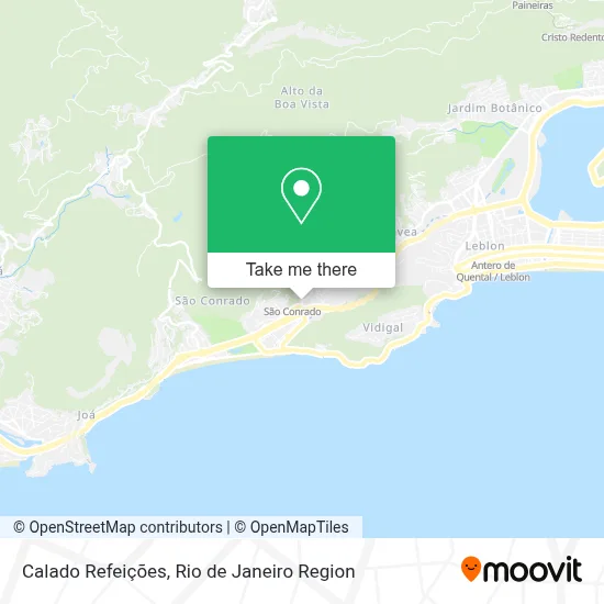 Calado Refeições map