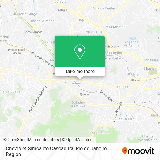 Chevrolet Simcauto Cascadura map