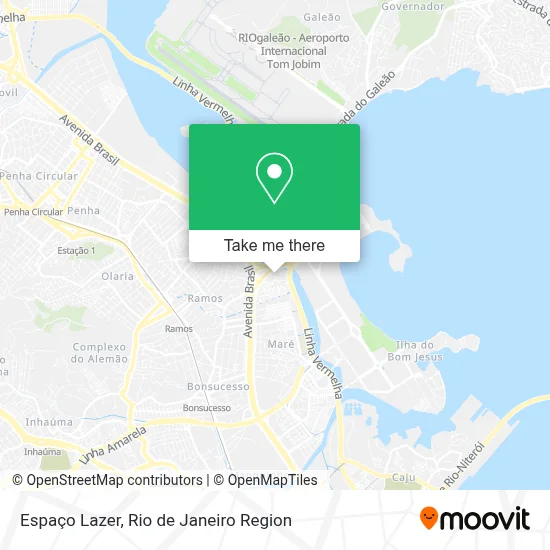 Espaço Lazer map