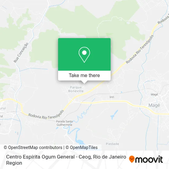 Centro Espírita Ogum General - Ceog map