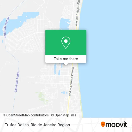 Trufas Da Isa map