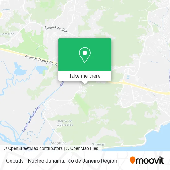 Cebudv - Nucleo Janaina map