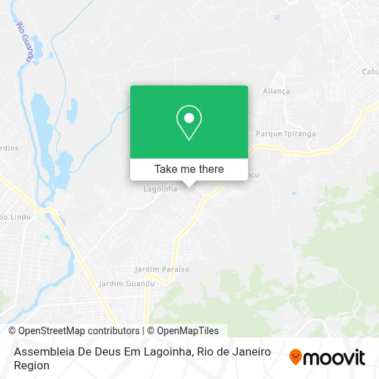 Assembleia De Deus Em Lagoinha map