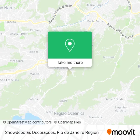 Showdebolas Decorações map
