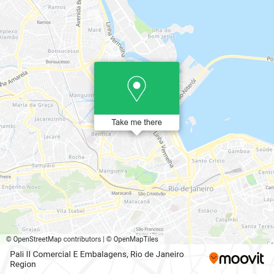 Pali II Comercial E Embalagens map