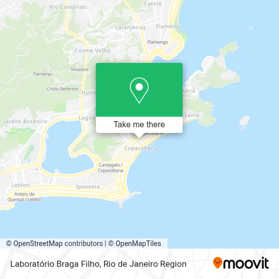 Laboratório Braga Filho map