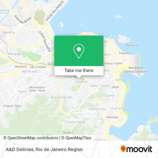 A&D Delícias map