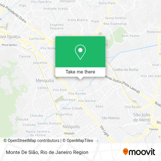 Monte De Sião map