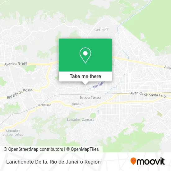 Lanchonete Delta map