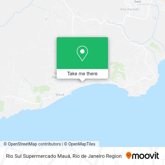 Rio Sul Supermercado Mauá map