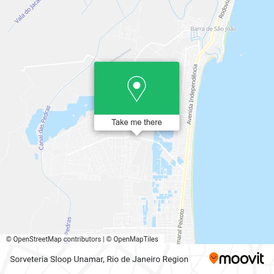 Sorveteria Sloop Unamar map
