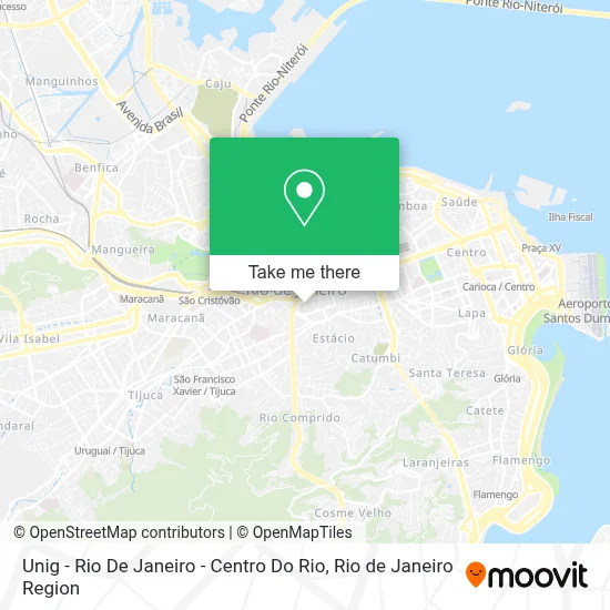 Unig - Rio De Janeiro - Centro Do Rio map