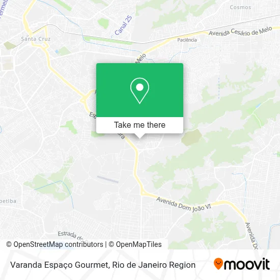 Varanda Espaço Gourmet map
