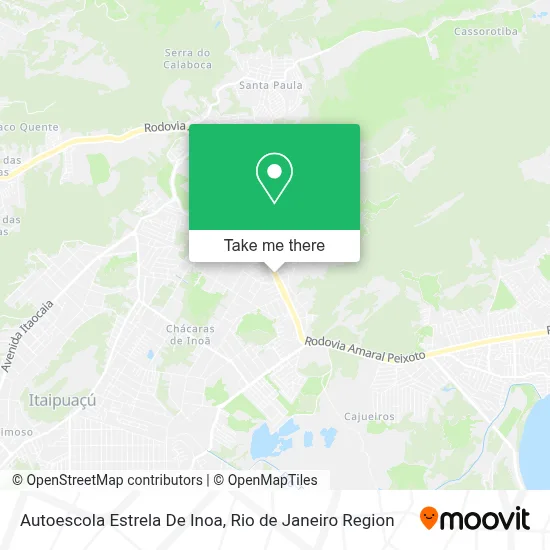 Autoescola Estrela De Inoa map