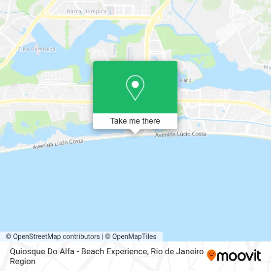 Quiosque Do Alfa - Beach Experience map