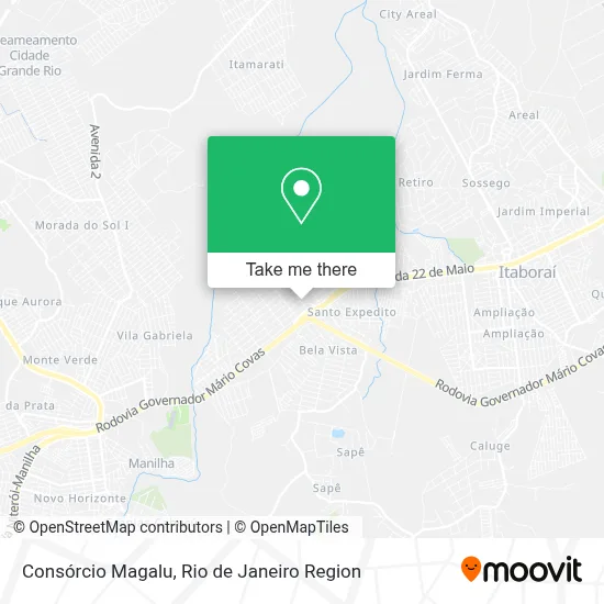 Consórcio Magalu map