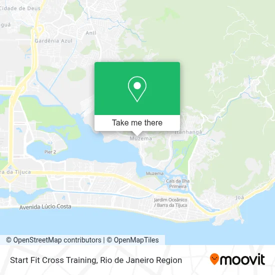 Start Fit Cross Training map