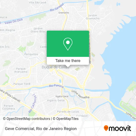 Geve Comercial map