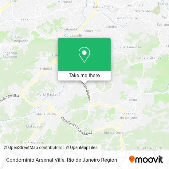 Condominio Arsenal Ville map