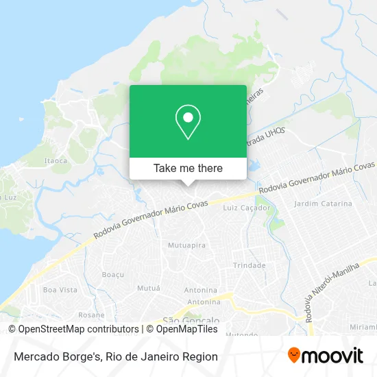 Mercado Borge's map