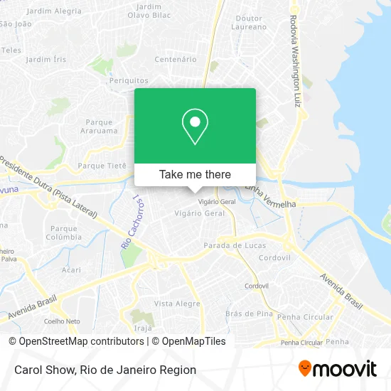 Carol Show map