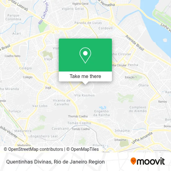 Quentinhas Divínas map