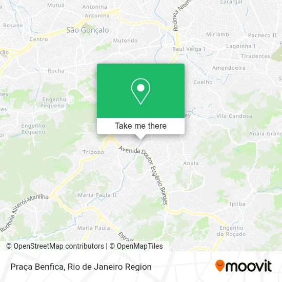 Praça Benfica map