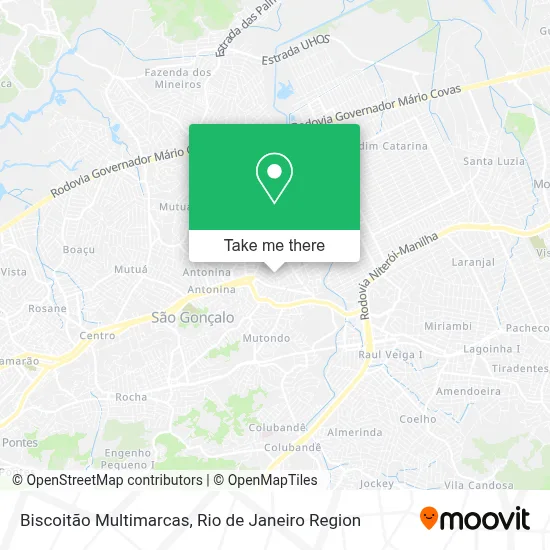 Biscoitão Multimarcas map