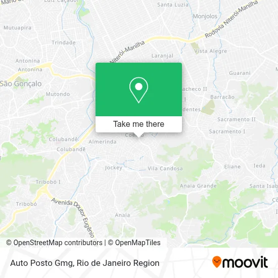 Auto Posto Gmg map
