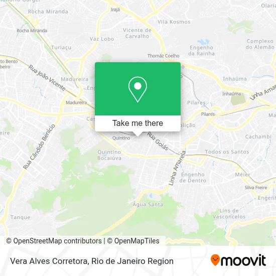 Vera Alves Corretora map