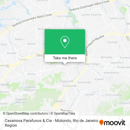 Casanova Parafusos & Cia - Mutondo map