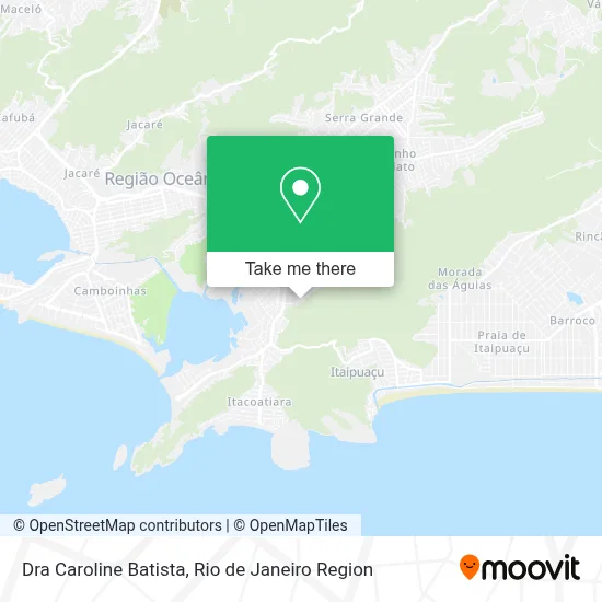 Dra Caroline Batista map