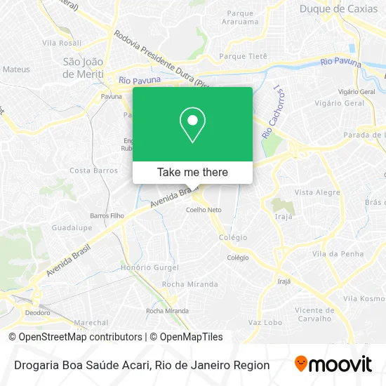 Drogaria Boa Saúde Acari map
