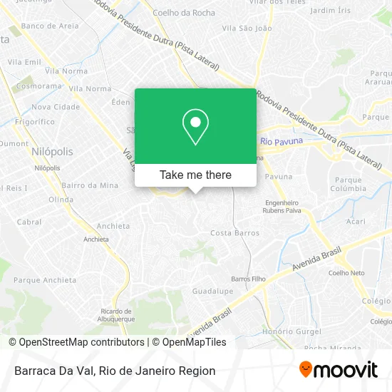 Barraca Da Val map